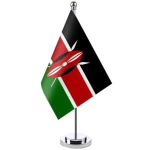 Office Desk Kenya Flag